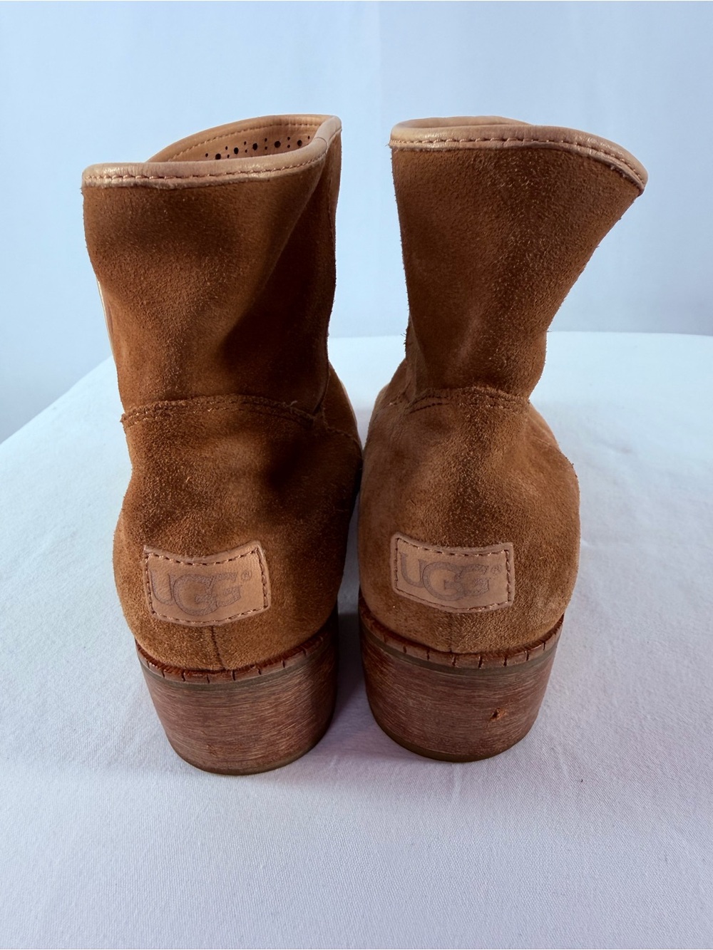 Ugg Darling Suede Pull‎ On Ankle Boot in Brown Size 9 - Picture 7 of 10